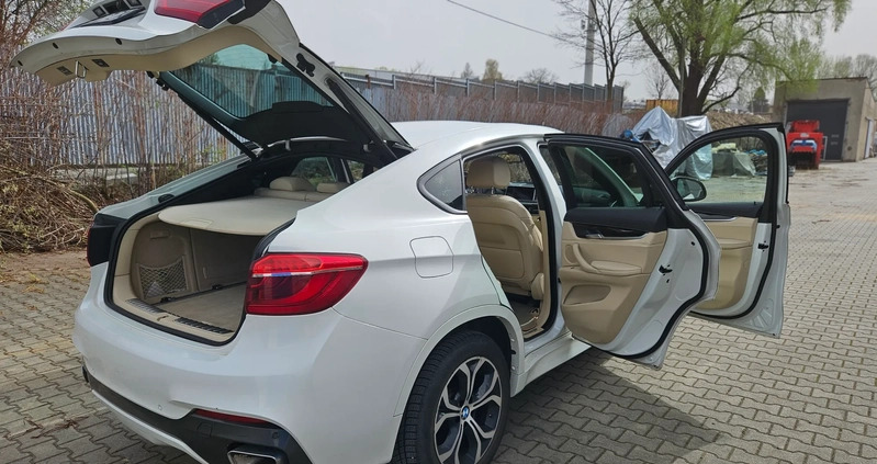 BMW X6 cena 163000 przebieg: 169000, rok produkcji 2016 z Biała małe 631